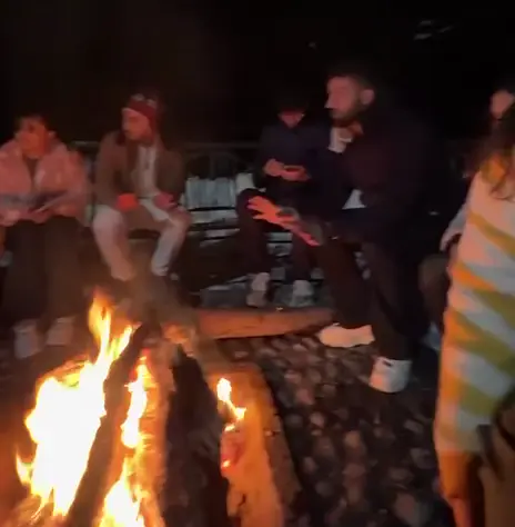 Flotr travellers: bonfire crew, added by Sana